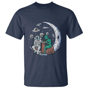 Funny Alien Ink Astronaut Outer Space T Shirt TS09 Navy Print Your Wear