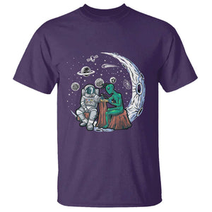 Funny Alien Ink Astronaut Outer Space T Shirt TS09 Purple Print Your Wear