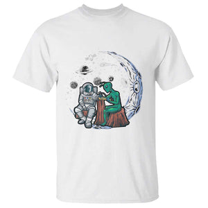 Funny Alien Ink Astronaut Outer Space T Shirt TS09 White Print Your Wear