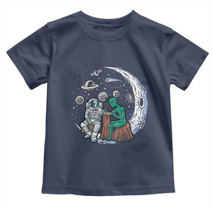 Funny Alien Ink Astronaut Outer Space Toddler T Shirt TS09 Navy Print Your Wear