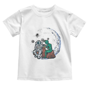 Funny Alien Ink Astronaut Outer Space Toddler T Shirt TS09 White Print Your Wear