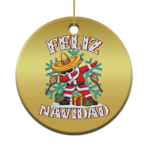 Mexico Xmas Christmas Ornament Feliz Navidad Dabbing Spanish Sombrero TS09 Print Your Wear