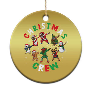 Xmas Crew Christmas Ornament Black African American Santa Reindeer Snowman Dabbing TS09 Print Your Wear