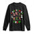 Black Christmas Crew Long Sleeve Shirt Dabbing Black African American Santa Reindeer Snowman TS09 Black Print Your Wear