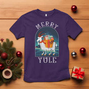 Yule Goat Jul Nordic Yuletide Merry Christmas T Shirt TS09 Purple Printyourwear