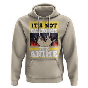 It's Not Cartoons It's Anime Hoodie Angry Eyes Japanese Manga TS09 Sand Printyourwear