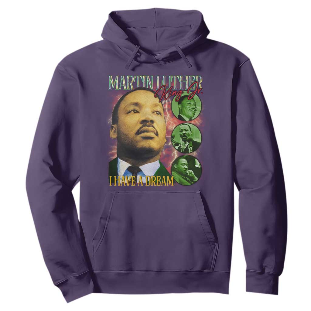 Martin Luther King Jr Hoodie I Have A Dream MLK Day Black History TS09 Purple Print Your Wear