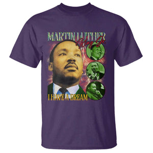 Martin Luther King Jr T Shirt I Have A Dream MLK Day Black History TS09 Purple Print Your Wear