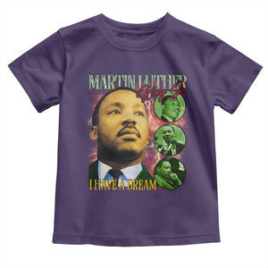 Martin Luther King Jr Toddler T Shirt I Have A Dream MLK Day Black History TS09 Purple Print Your Wear