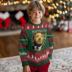 Martin Luther King Jr Ugly Christmas Sweater I Have A Dream MLK Day Black History TS09 Christmas Print Your Wear