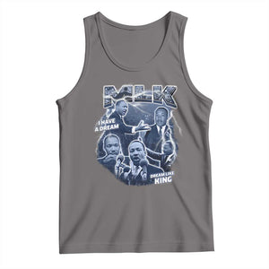 Martin Luther King Jr Tank Top I Have A Dream Like King MLK Day Black History TS09 Deep Heather Print Your Wear