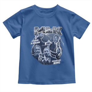 Martin Luther King Jr Toddler T Shirt I Have A Dream Like King MLK Day Black History TS09 Royal Blue Print Your Wear