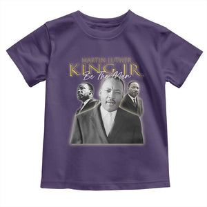 Martin Luther King Jr Toddler T Shirt Be The Man MLK Day Black History TS09 Purple Print Your Wear