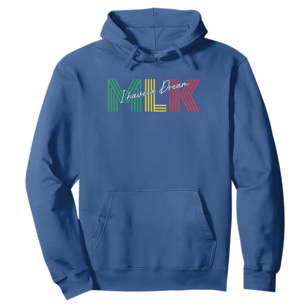 Martin Luther King Jr Day Hoodie I Have A Dream Black History TS09 Royal Blue Print Your Wear