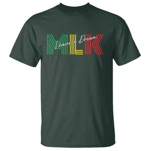 Martin Luther King Jr Day T Shirt I Have A Dream Black History TS09 Dark Forest Green Print Your Wear