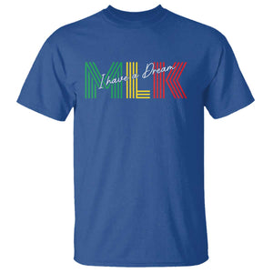 Martin Luther King Jr Day T Shirt I Have A Dream Black History TS09 Royal Blue Print Your Wear