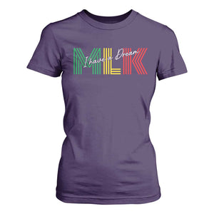 Martin Luther King Jr Day T Shirt For Women I Have A Dream Black History TS09 Purple Print Your Wear