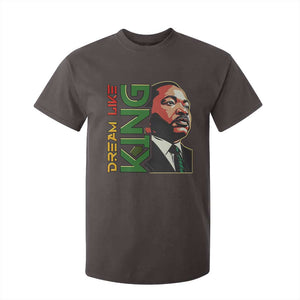 Martin Luther King Jr T Shirt For Kid Dream Like King MLK Day Black History TS09 Dark Chocolate Print Your Wear