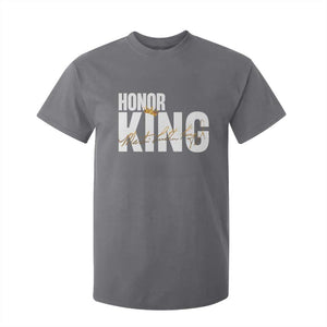 Martin Luther King Jr Day T Shirt For Kid Honoring The King MLK TS09 Charcoal Print Your Wear