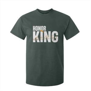 Martin Luther King Jr Day T Shirt For Kid Honoring The King MLK TS09 Dark Forest Green Print Your Wear