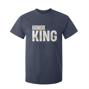 Martin Luther King Jr Day T Shirt For Kid Honoring The King MLK TS09 Navy Print Your Wear