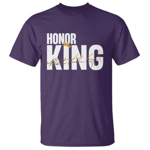 Martin Luther King Jr Day T Shirt Honoring The King MLK TS09 Purple Print Your Wear