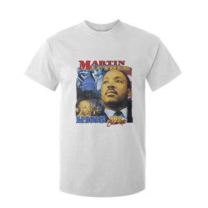 Martin Luther King Jr T Shirt For Kid His Dream Is My Dream American Flag MLK Day Black HIstory TS09 White Print Your Wear