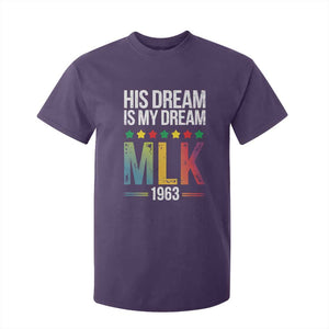 Martin Luther King Jr T Shirt For Kid His Dream Is My Dream 1963 Black History TS09 Purple Print Your Wear