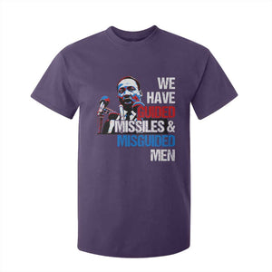 Martin Luther King Jr T Shirt For Kid We Have Guided Missiles And Misguided Men TS09 Purple Print Your Wear