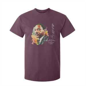 Martin Luther King Jr T Shirt For Kid We Must Live Together As Brothers Or Perish Together As Fools TS09 Maroon Print Your Wear