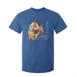 Martin Luther King Jr T Shirt For Kid We Must Live Together As Brothers Or Perish Together As Fools TS09 Royal Blue Print Your Wear