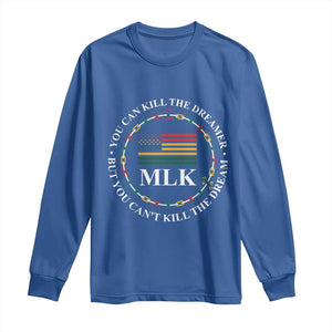 Martin Luther King Jr Long Sleeve Shirt You Can Kill The Dreamer But You Can't Kill The Dream TS09 Royal Blue Print Your Wear