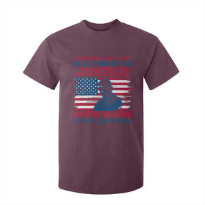 Martin Luther King Jr Day T Shirt For Kid Injustice anywhere Is A Threat To Justice Everywhere TS09 Maroon Print Your Wear