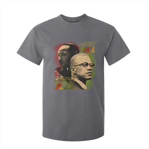 Martin Luther King Jr Malcolm X T Shirt For Kid The Time Is Always Right Prepare For Future Today TS09 Charcoal Print Your Wear