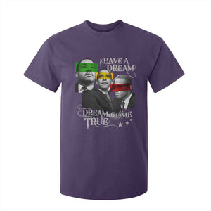 Obama MLK Malcolm X T Shirt For Kid Dreams Come True TS09 Purple Print Your Wear