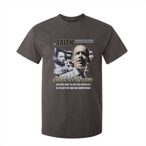 Obama MLK Martin Luther King Jr T Shirt For Kid TS09 Dark Chocolate Print Your Wear