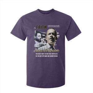 Obama MLK Martin Luther King Jr T Shirt For Kid TS09 Purple Print Your Wear