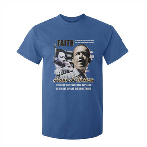 Obama MLK Martin Luther King Jr T Shirt For Kid TS09 Royal Blue Print Your Wear