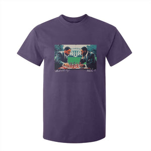 Martin Luther King Jr Malcolm X T Shirt For Kid Playing Chess White House Black History TS09 Purple Print Your Wear