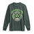 Irish Firefighter Long Sleeve Shirt Fir Na Tine Man Of Fire Celtic Claddagh Cross TS09 Dark Forest Green Print Your Wear