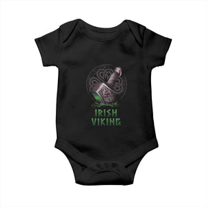 Irish Viking Baby Onesie Celtic Thor Mjolnir TS09 Black Print Your Wear