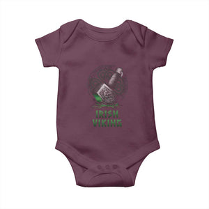 Irish Viking Baby Onesie Celtic Thor Mjolnir TS09 Maroon Print Your Wear
