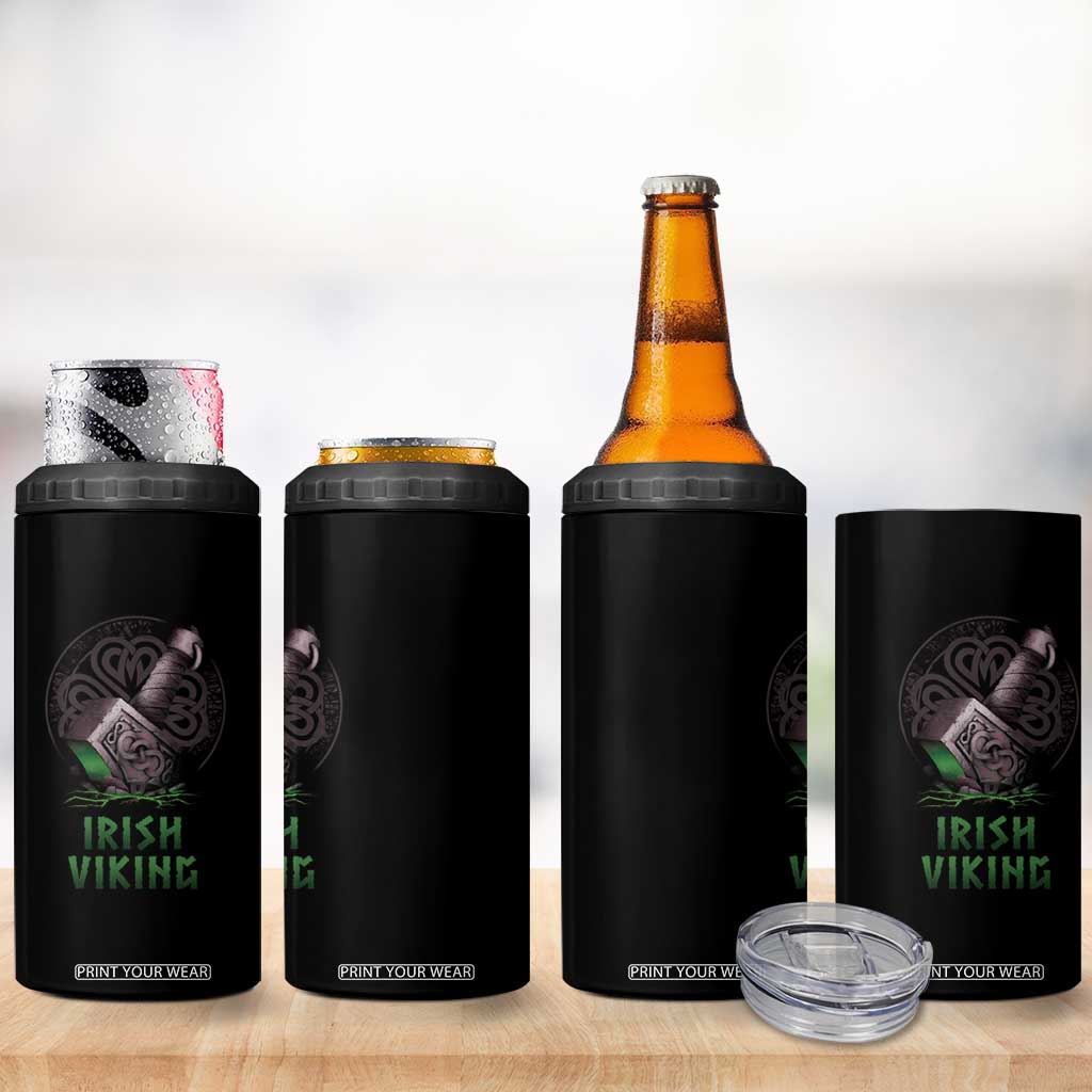 Irish Viking 4 in 1 Can Cooler Tumbler Celtic Thor Mjolnir TS09 Print Your Wear