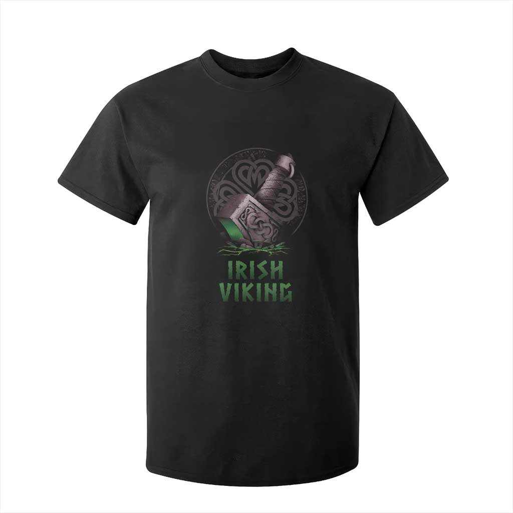 Irish Viking T Shirt For Kid Celtic Thor Mjolnir TS09 Black Print Your Wear