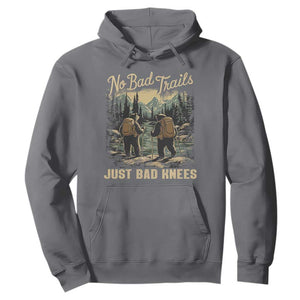 Hiking Hoodie No Bad Trails Just Bad Knees TS09 Charcoal Print Your Wear