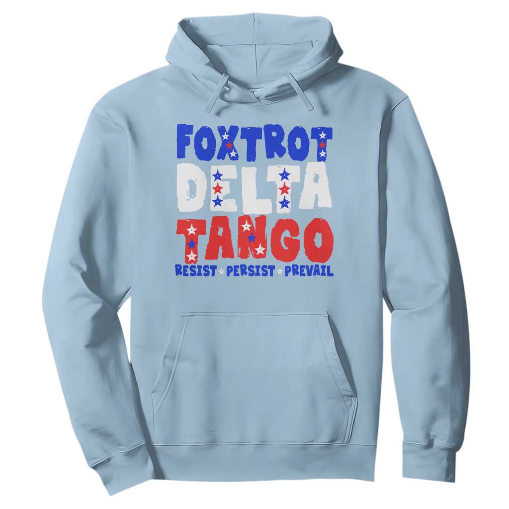 FDT Foxtrot Delta Tango Hoodie TS09 Light Blue Print Your Wear