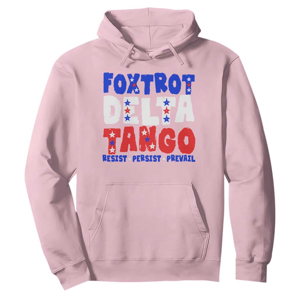 FDT Foxtrot Delta Tango Hoodie TS09 Light Pink Print Your Wear