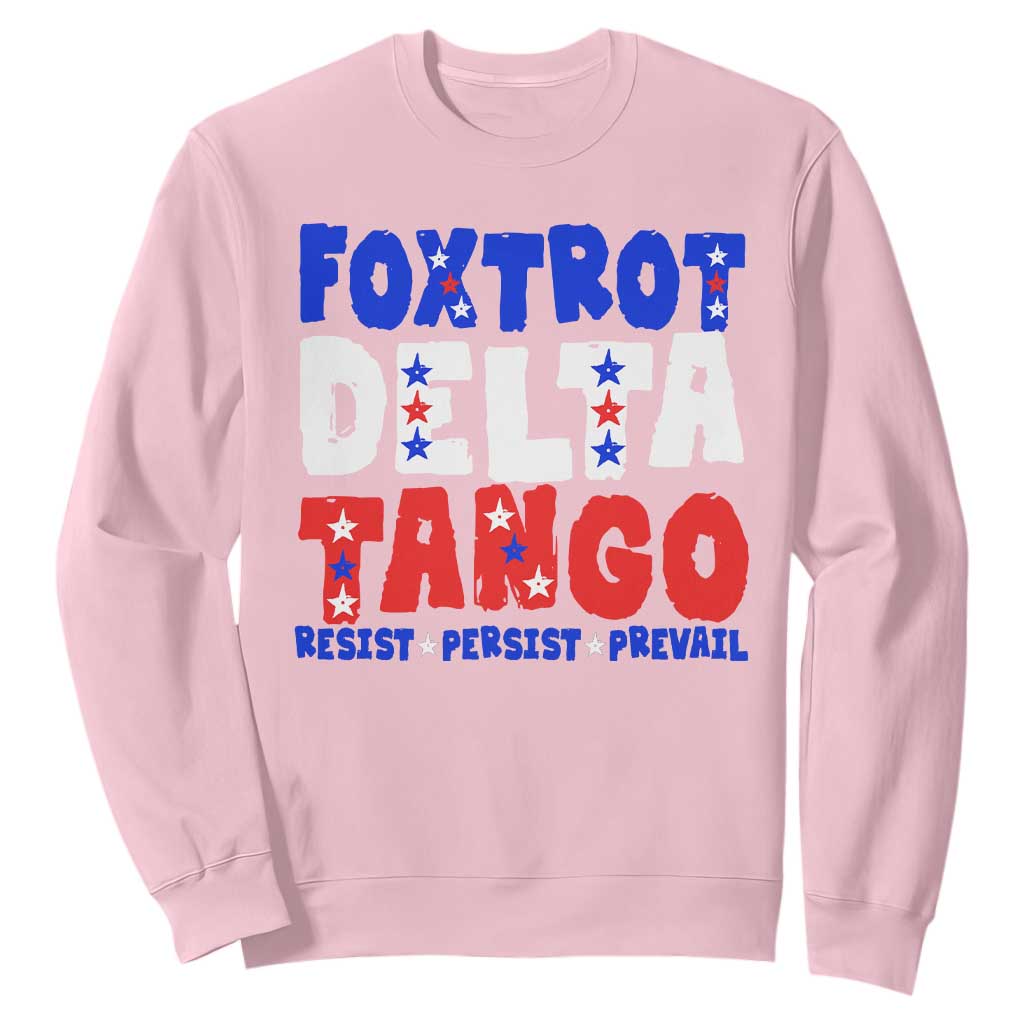 FDT Foxtrot Delta Tango Sweatshirt TS09 Light Pink Print Your Wear
