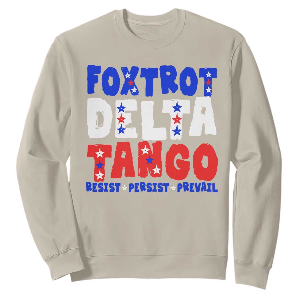 FDT Foxtrot Delta Tango Sweatshirt TS09 Sand Print Your Wear
