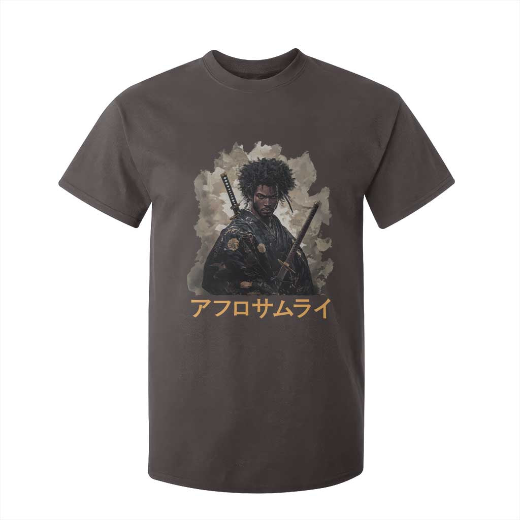 Afro Samurai T Shirt For Kid Black Pride Japanese Arts TS09 Dark Chocolate Print Your Wear